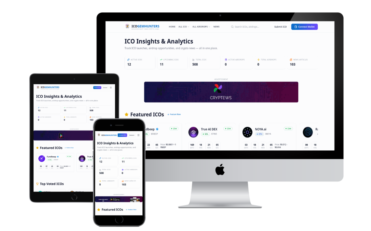 DAPPS For ICO Listing